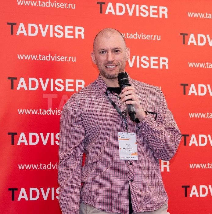 Тарас Сорока на выступлении TAdviser